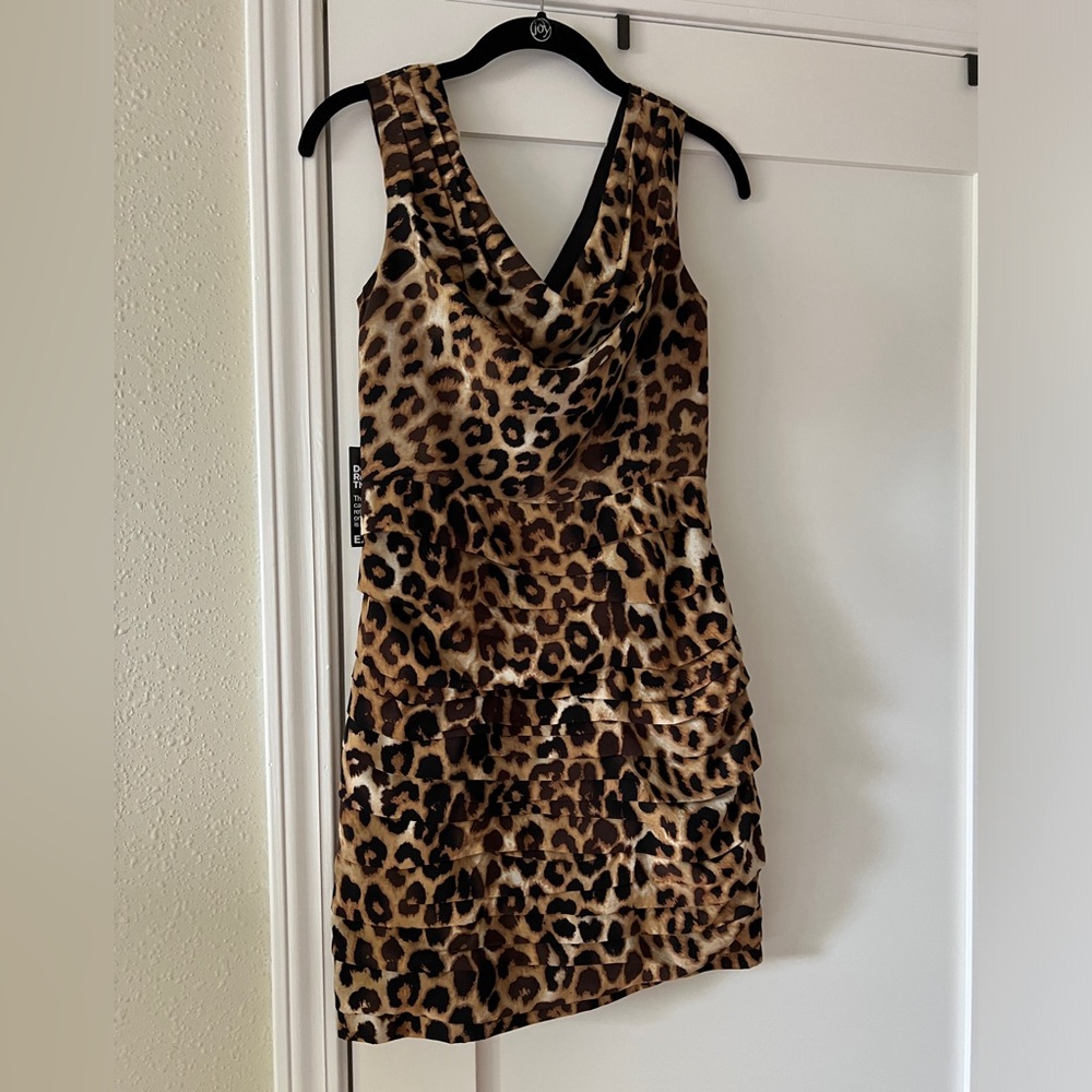 NWT Leopard Print Express Mini Dress size 0